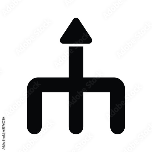 Consolidation icon vector isolated on white background