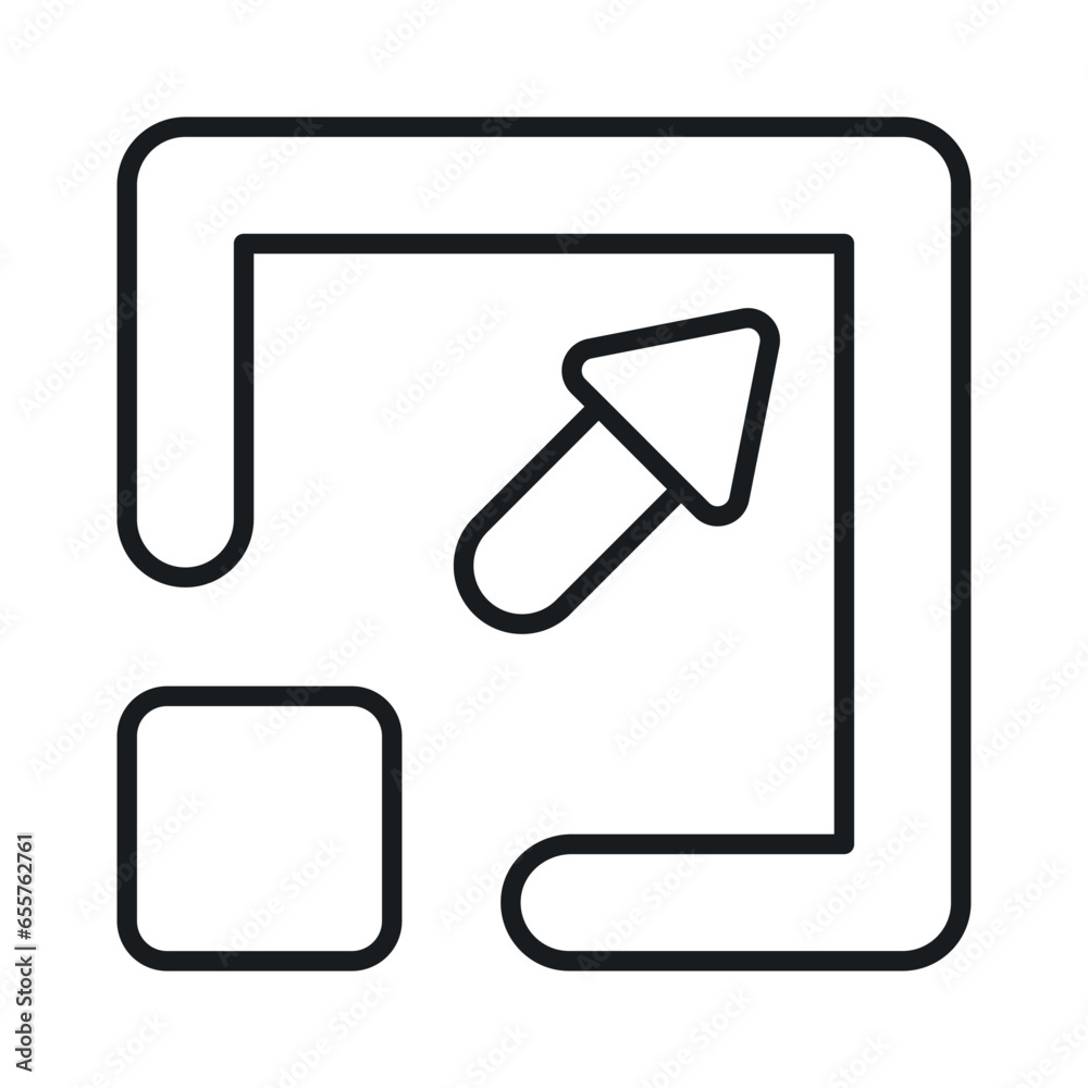 Download this premium icon of enlarge, maximize vector design Download this premium icon of enlarge, maximize vector design