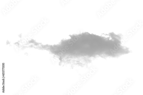 white cloud smoke on transparent background