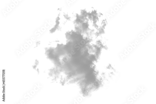 white cloud smoke on transparent background © markstudio2008