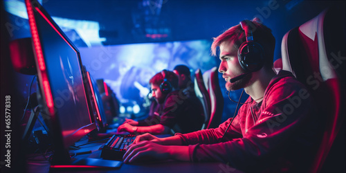 player as they compete in a crucial moment, esport