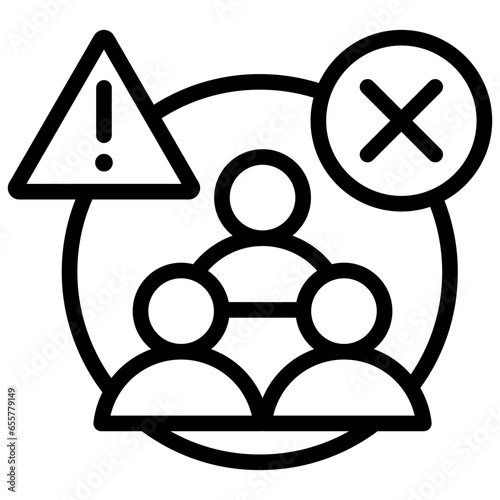 Adverse Event Outline Icon