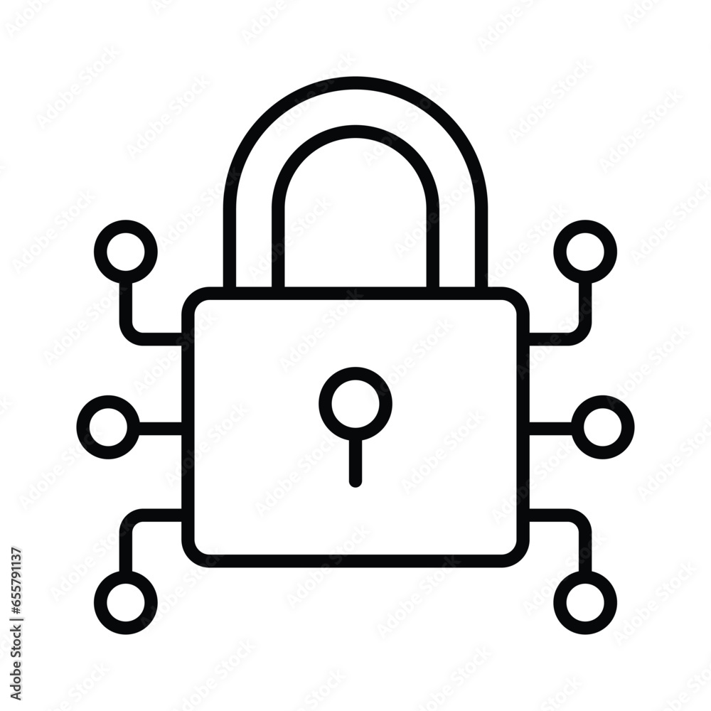 Check this premium icon of digital lock in trendy style Check this premium icon of digital lock in trendy style