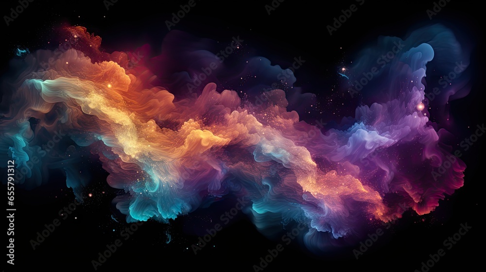 Harmonious Nebula Cloud Patterns Swirling in an Abstract Cloud Shape Isolated on a Transparent Background Harmonious Nebula Cloud Patterns Swirling in an Abstract Cloud Shape Isolated on a Transparent Background