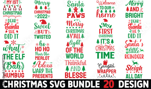 Christmas svg design bundle
