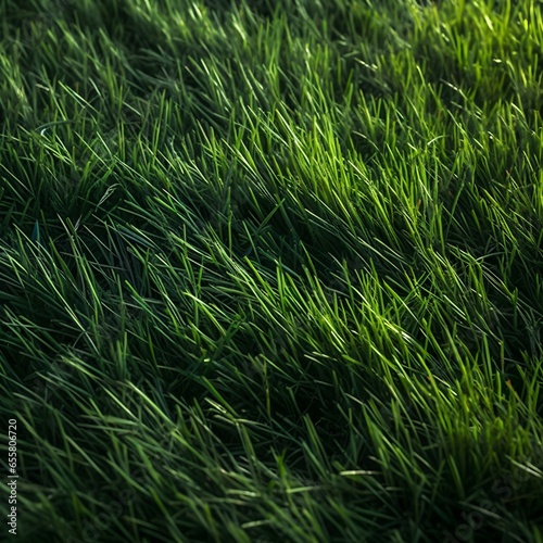 green grass lawn close up