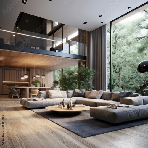 luxury home interior  living room