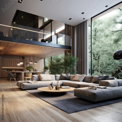 luxury home interior, living room