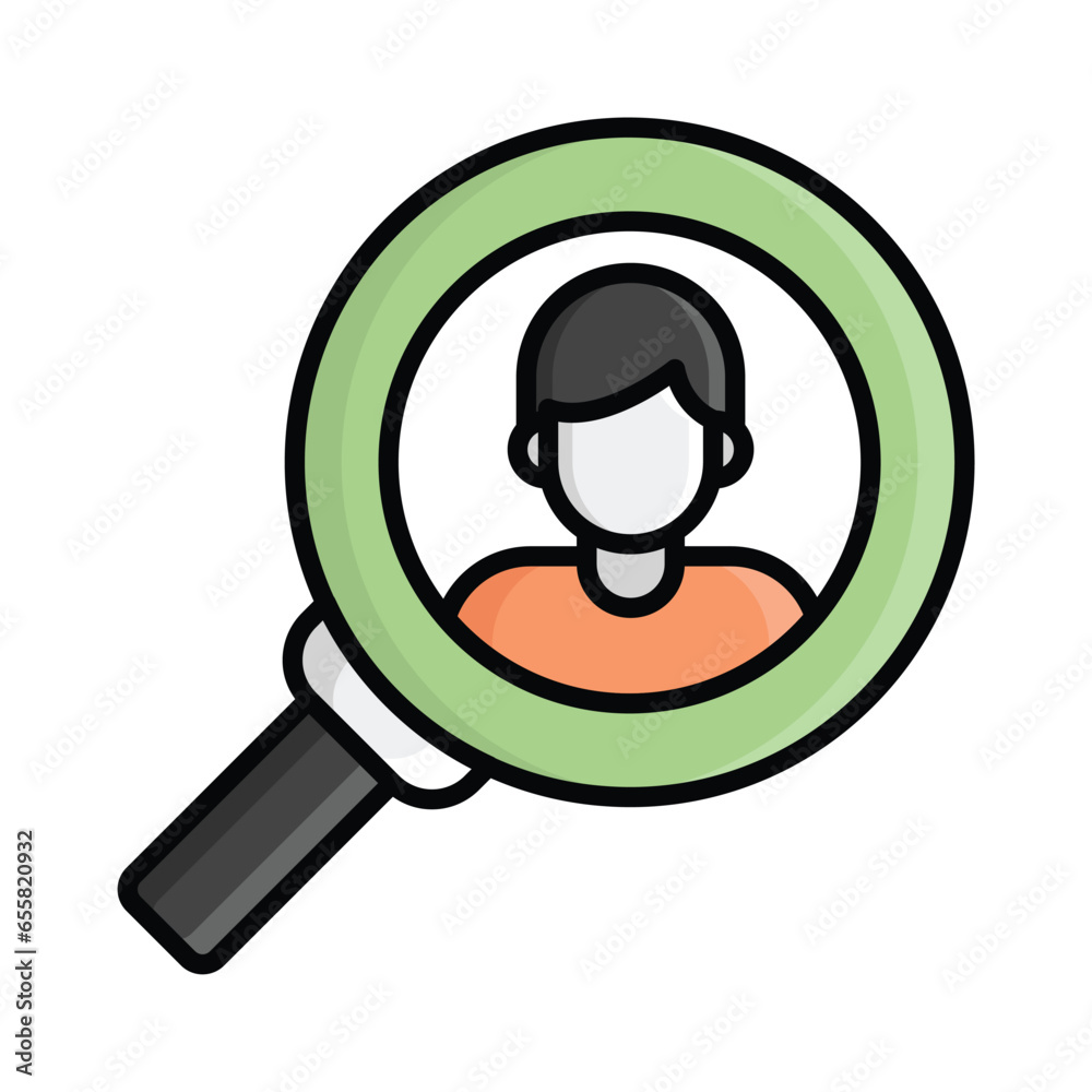Recruitment vector icon in trendy design style Recruitment vector icon in trendy design style