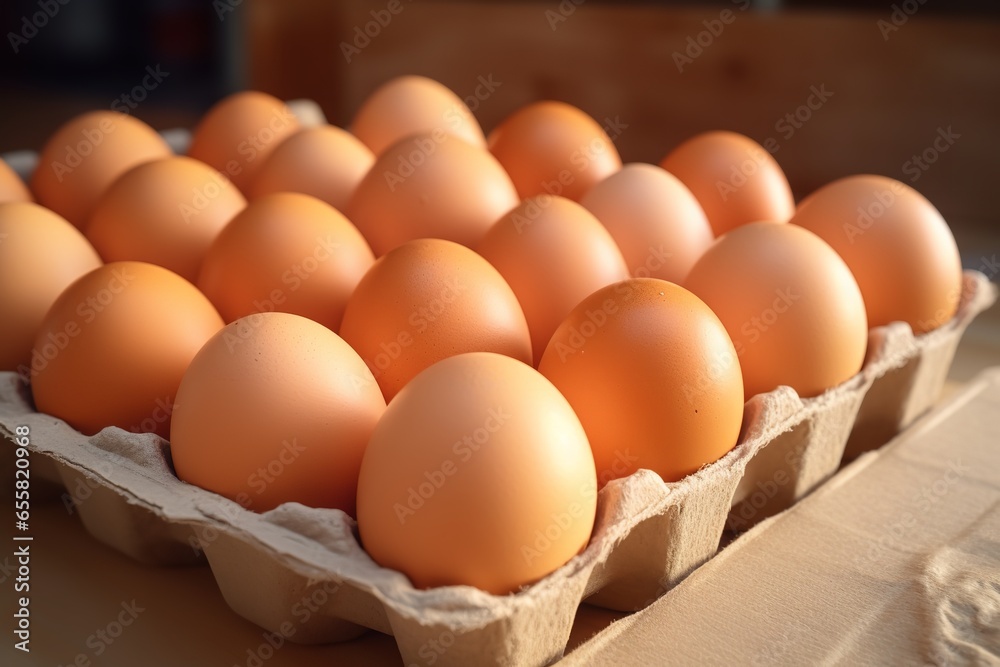 A close up cinematic photography of a Sketch a minimalist of a box of eggs, 