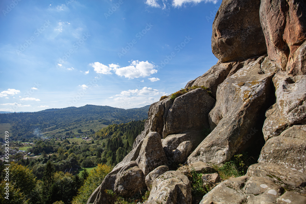 Tustan fortress - archeological and natural monument Tustan fortress - archeological and natural monument