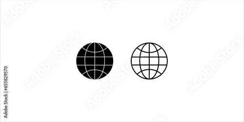 Go to web symbol icons set vectors illustration, on white background, eps 10.