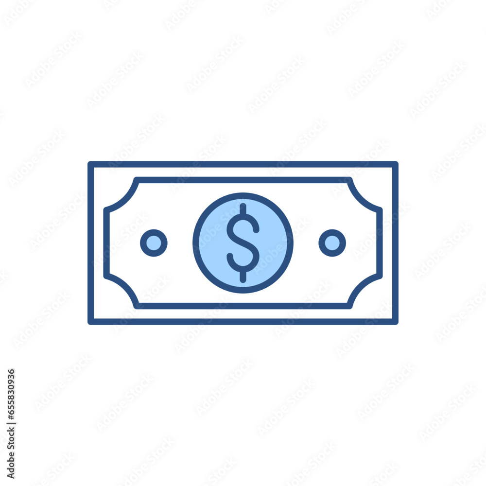 Dollar related vector icon. Isolated on white background. Vector illustration Dollar related vector icon. Isolated on white background. Vector illustration