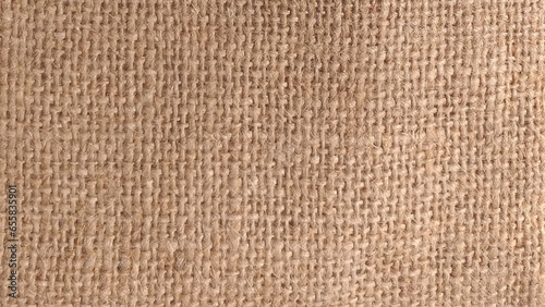 Texture of canvas.  Vector seamless texture of burlap, canvas. Beige, brown. Vector background.