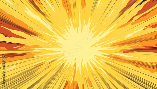 An explosion in anime style. Great for comics, anime, manga and more. 