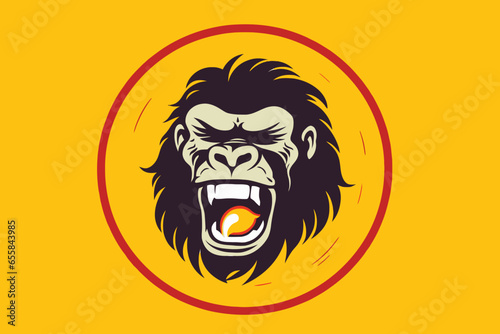 lion head mascot HD 8K wallpaper Stock Photographic Image