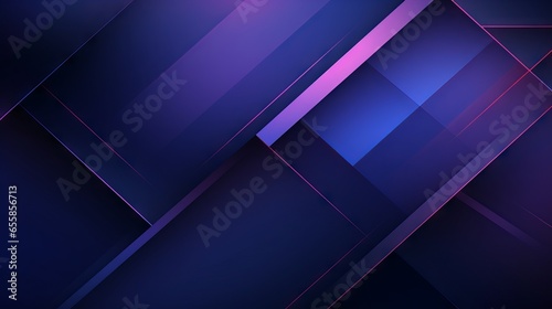 Abstract dark blue purple gradient background with diagonal geometric shape and line - vector illustration photo