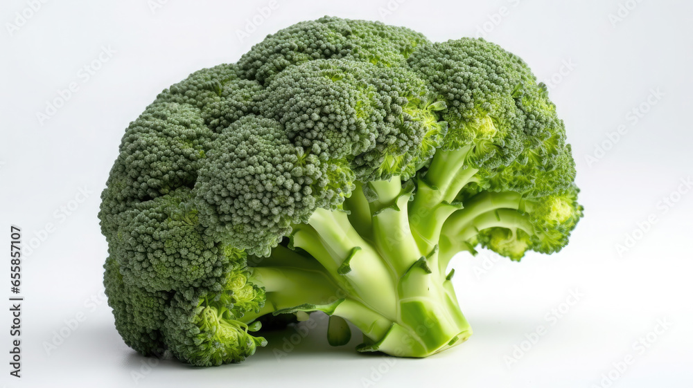 Isolated Broccoli on White Background Isolated Broccoli on White Background