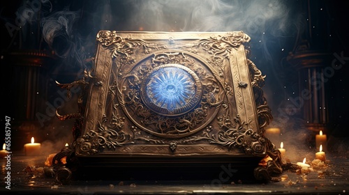 Fantasy old magic book, dar...