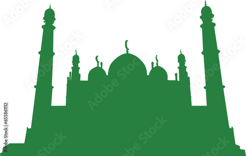 Silhouette of Mosque