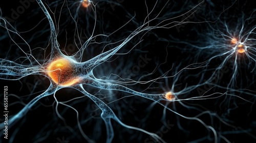 neural network artificial intelligence stockphoto created with Generative AI technology