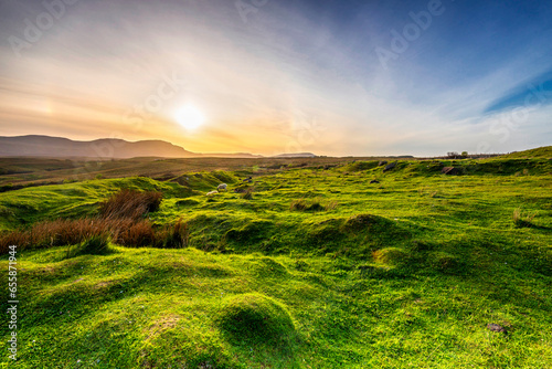 island of skye, staffin, landscape, uk photo