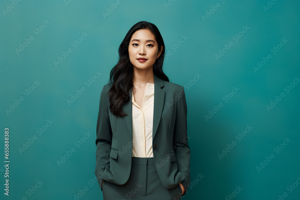 Young Asian businesswoman wearing a business suit Young Asian businesswoman wearing a business suit