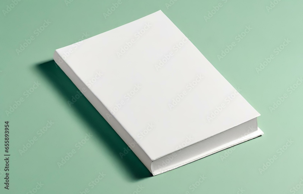 Blank book cover mockup layout design with shadows for branding. Vector illustration gnerative AI. Blank book cover mockup layout design with shadows for branding. Vector illustration gnerative AI.
