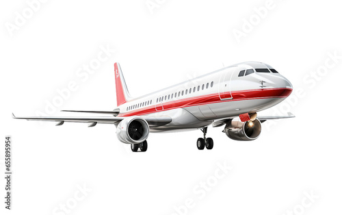 Air Travel Vehicle Isolated on a Transparent Background PNG. Generative AI