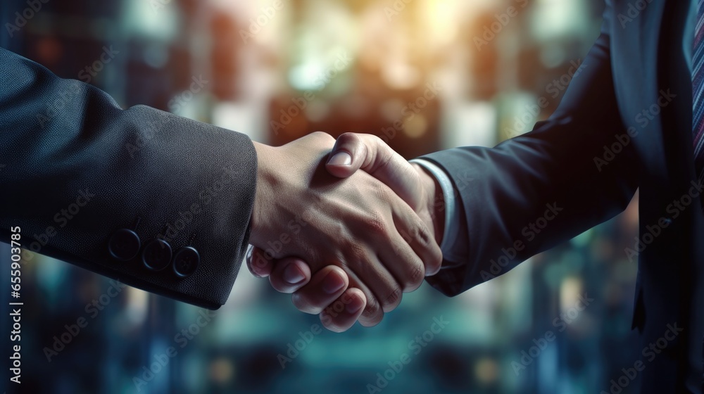 business people shaking hands with business agreements, confidence, building media background business people shaking hands with business agreements, confidence, building media background