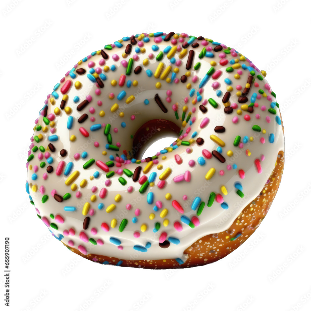 donut with sprinkles donut with sprinkles