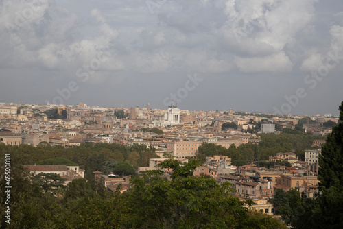 View of the city of Rome, Italy