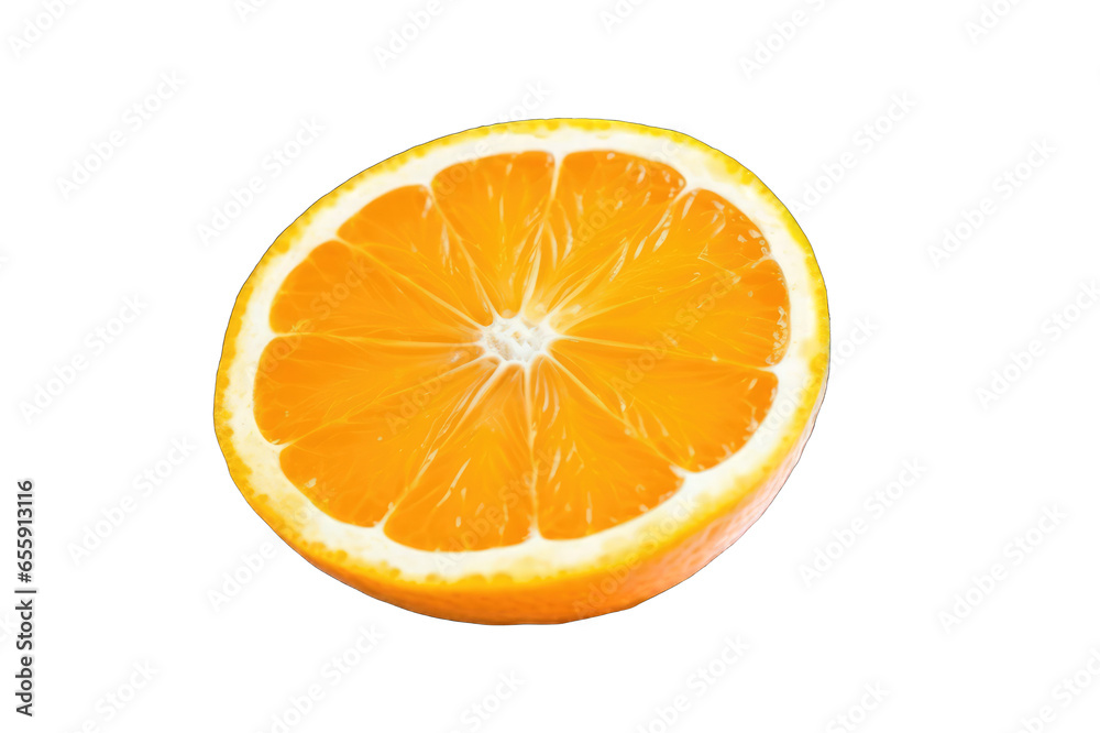 Orange slice, fruit on transparent background, isolate die cut png file Orange slice, fruit on transparent background, isolate die cut png file