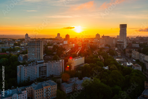 Early morning in Kyiv  Ukraine
