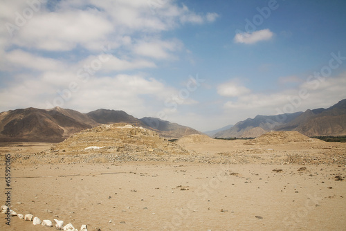 Reise durch Südamerika, Peru zur Ciudad Sagrada de Caral.