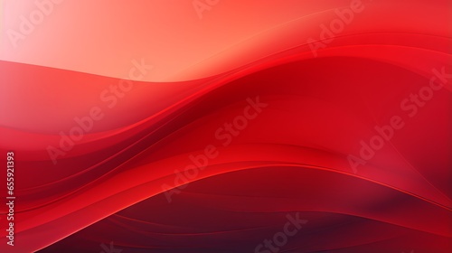 Red abstract background with smooth texture and gradient effect