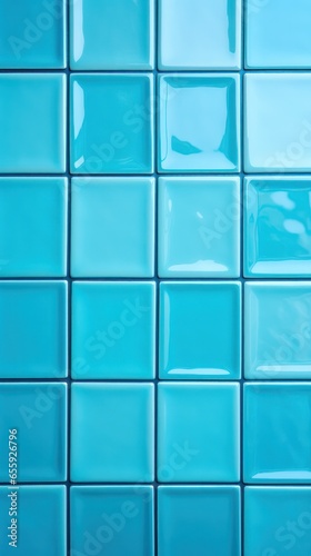 abstract background with blue ceramic tiles .