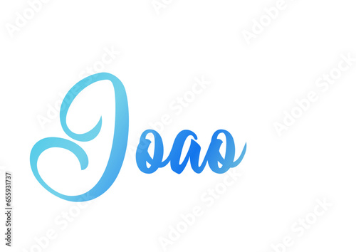 Joao - ideal for websites, emails, presentations, greetings, banners, cards, books, t-shirt, sweatshirt, prints, mug, Sublimation, Cricut

