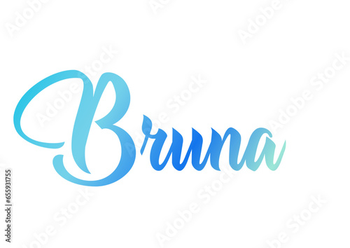 Bruna - ideal for websites, emails, presentations, greetings, banners, cards, books, t-shirt, sweatshirt, prints, mug, Sublimation, Cricut

