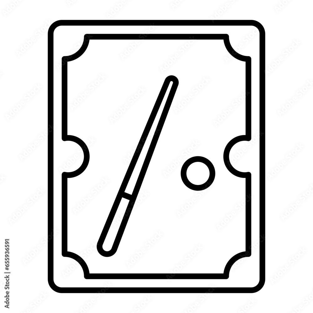 Snooker Outline Icon