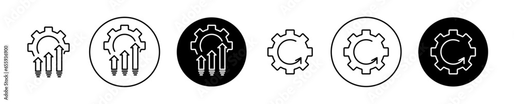 Improvement icon set. vector symbol illustration. - obrazy, fototapety, plakaty 