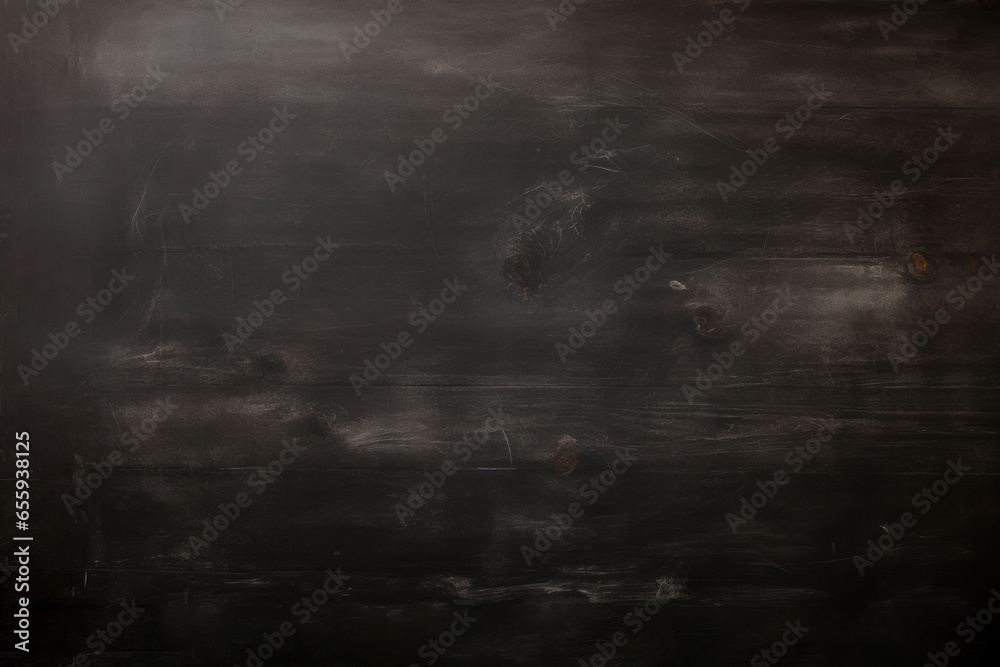 dirty black wooden surface texture, dark chalkboard blackboard background - obrazy, fototapety, plakaty 