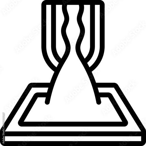 Pouring Cement Icon