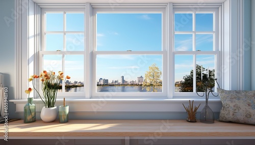 double hung window