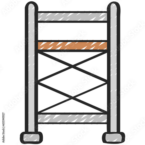 Scaffolding Poles Icon