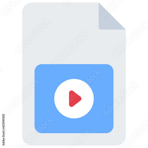 Video File Icon Free Download Video File Icon - GFXLoad