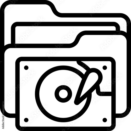 Hard Drive Folder Icon