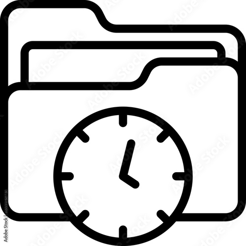 Clock Folder Icon