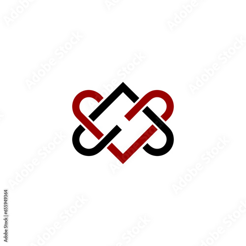creative logo with company initials with a modern concept