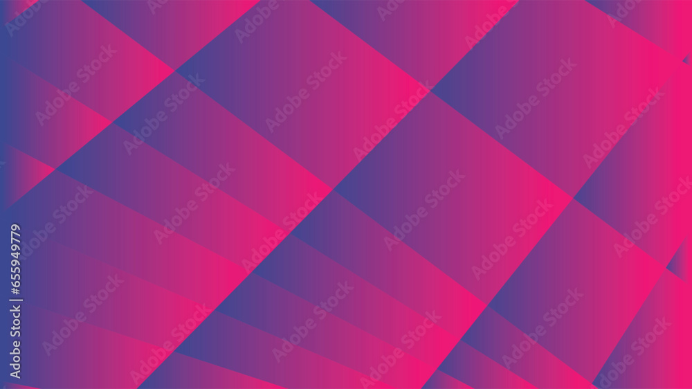 Fototapeta premium Purple and red gradient polygon abstract background